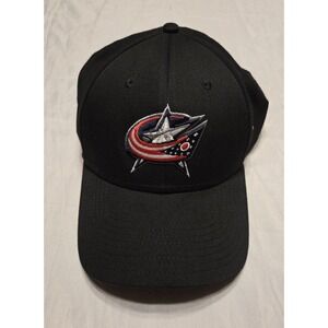 Columbus Blue Jackets NHL Fanatics Hat Adult Black Adjustable EUC Cap Fan Gear
